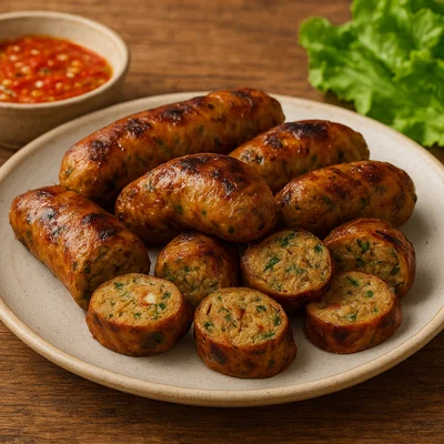 Sai Oua – Thailändische Würstchen vom Grill