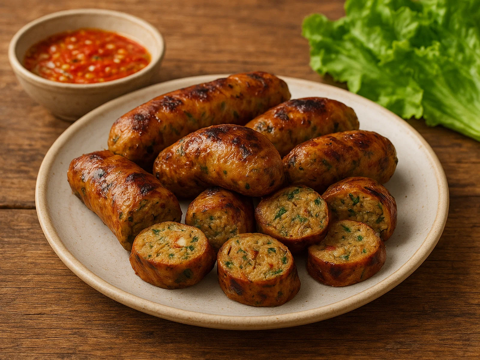 Sai Oua – Thailändische Würstchen vom Grill