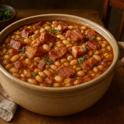 Jersey Bean Crock (Les Pais au Fou) – Tradtioneller Bohneneintopf von der Insel Jersey