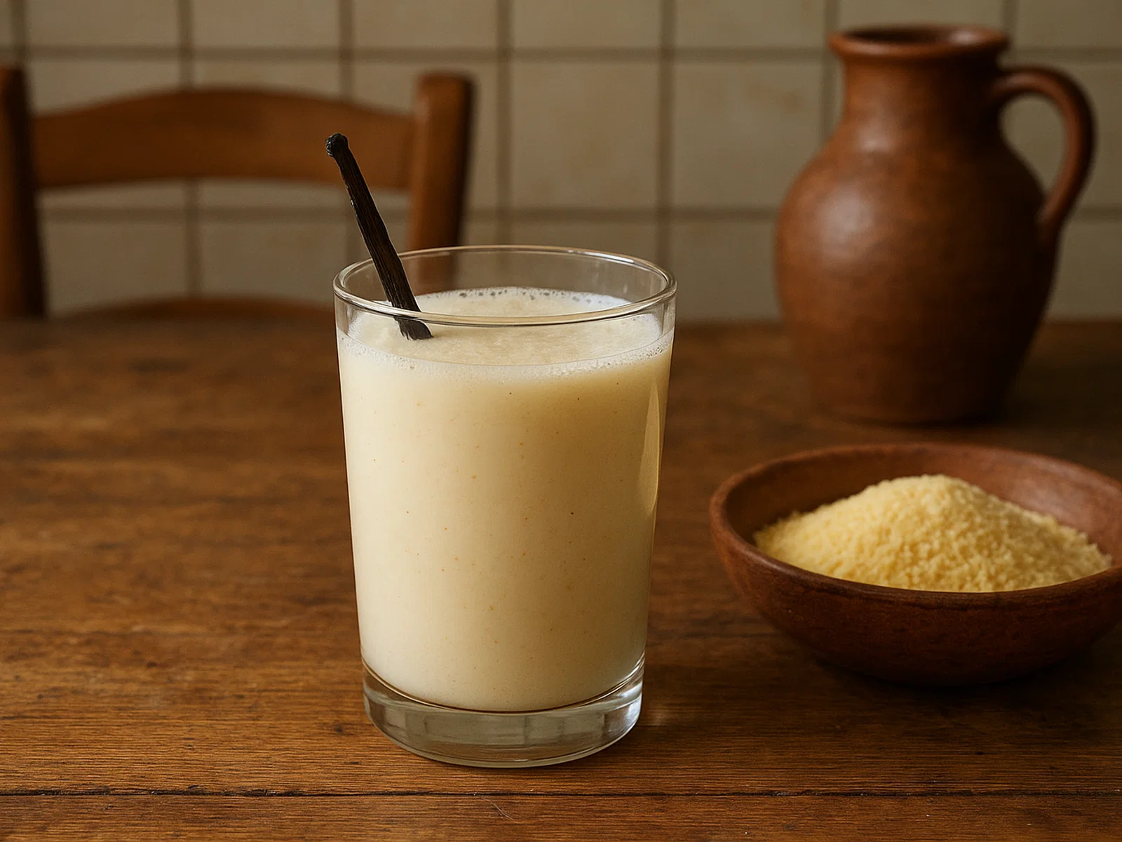 Maheu – fermentiertes Maisgetränk mit Vanille