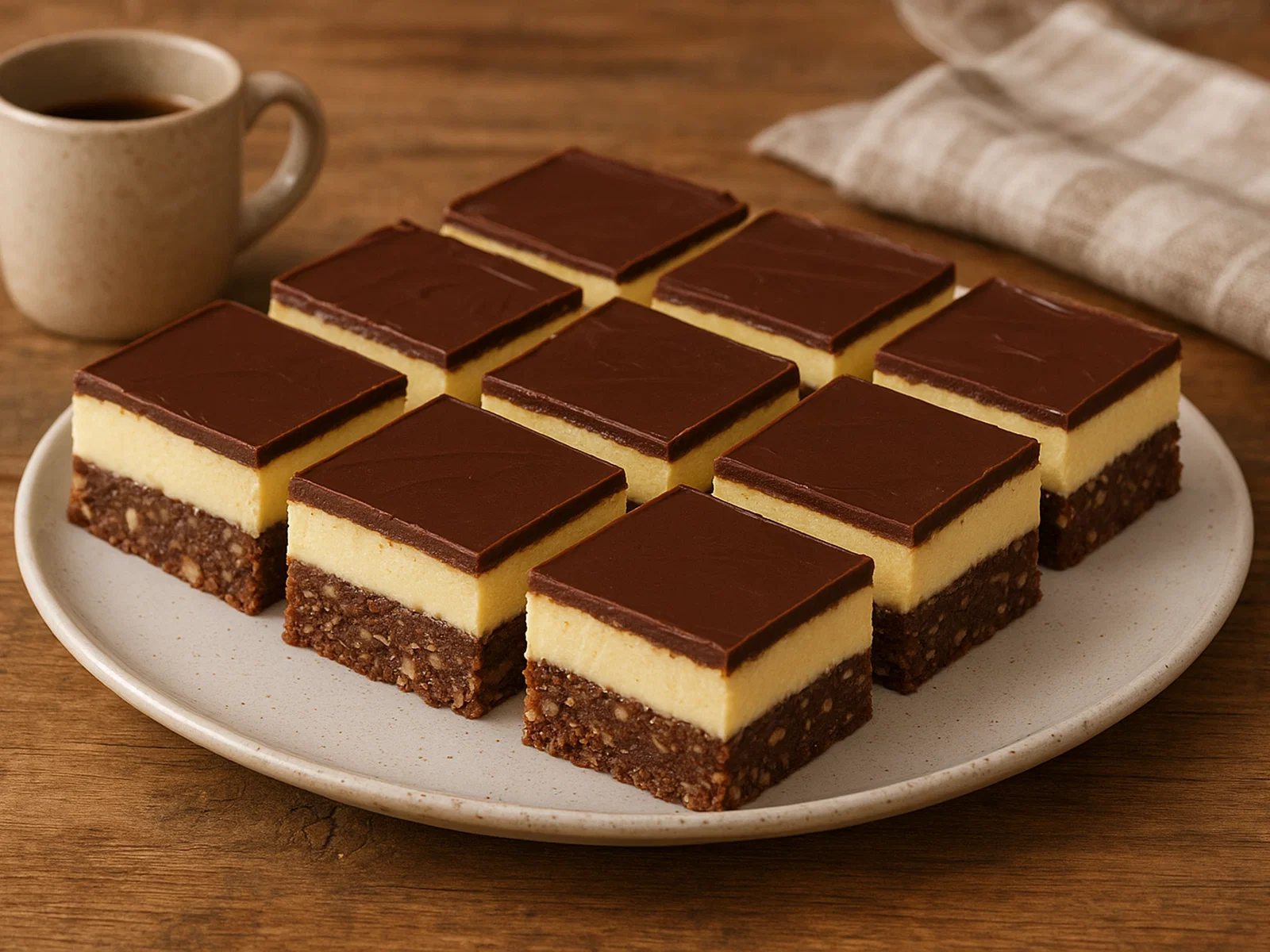 Klassische Nanaimo Bars
