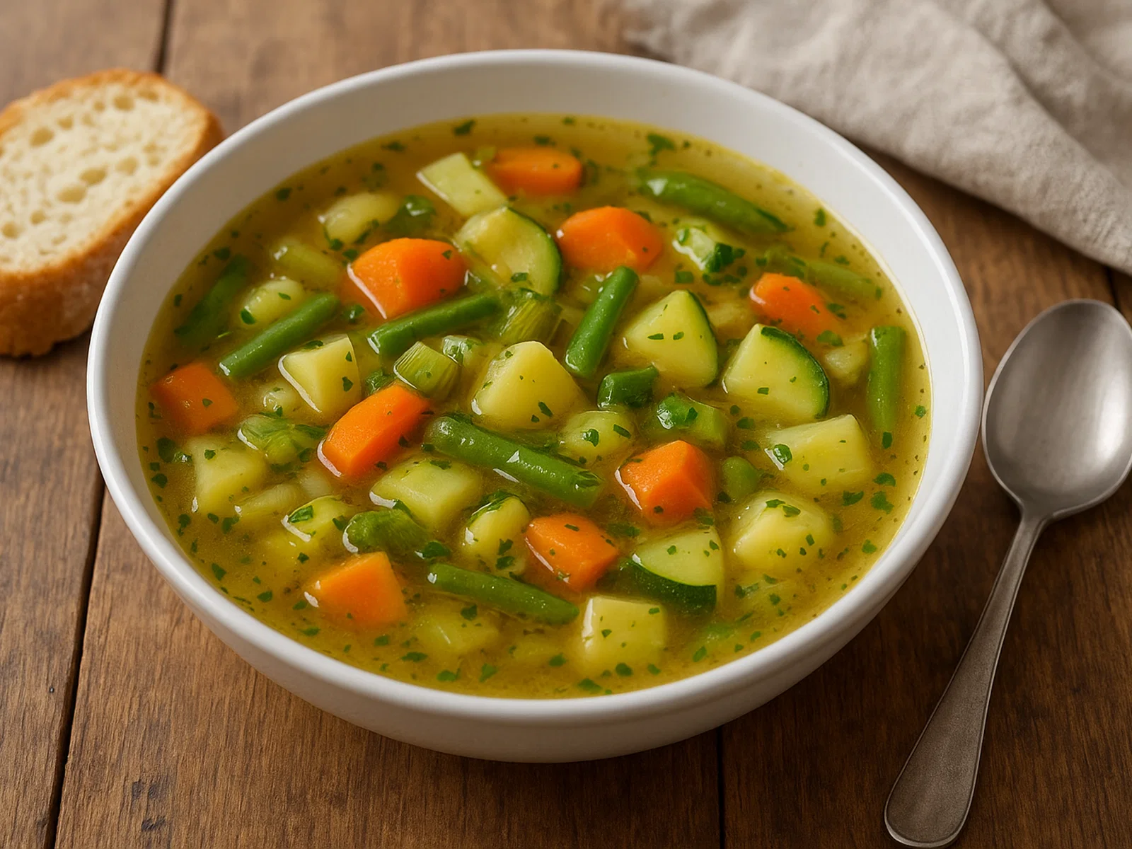 Schnelle Gemüsesuppe