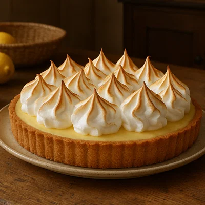 Zitronen-Baiser-Tarte