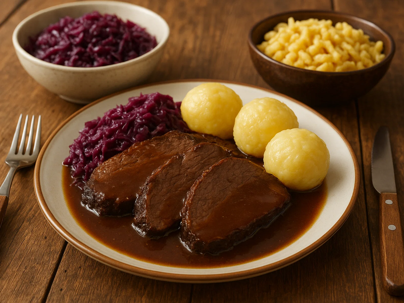 Klassischer rheinischer Sauerbraten