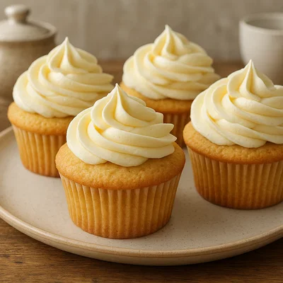 Saftige Vanille-Cupcakes mit Buttercreme
