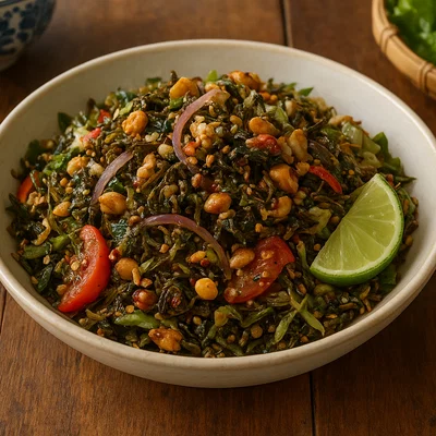 Laphet Thoke – Burmesischer Teeblattsalat