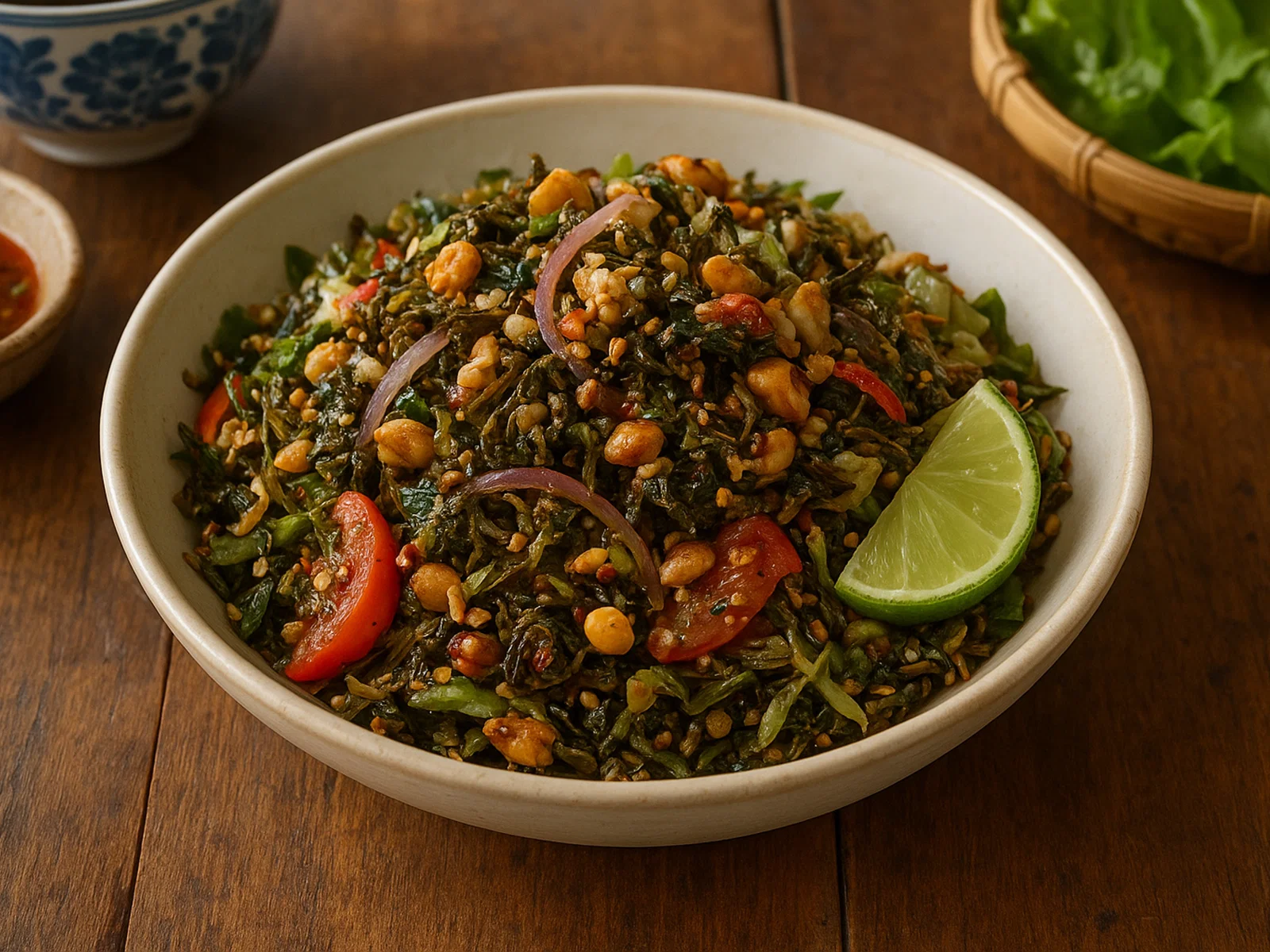 Laphet Thoke – Burmesischer Teeblattsalat