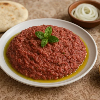 Kibbeh Nayeh – Libanesische Rohfleisch-Spezialität