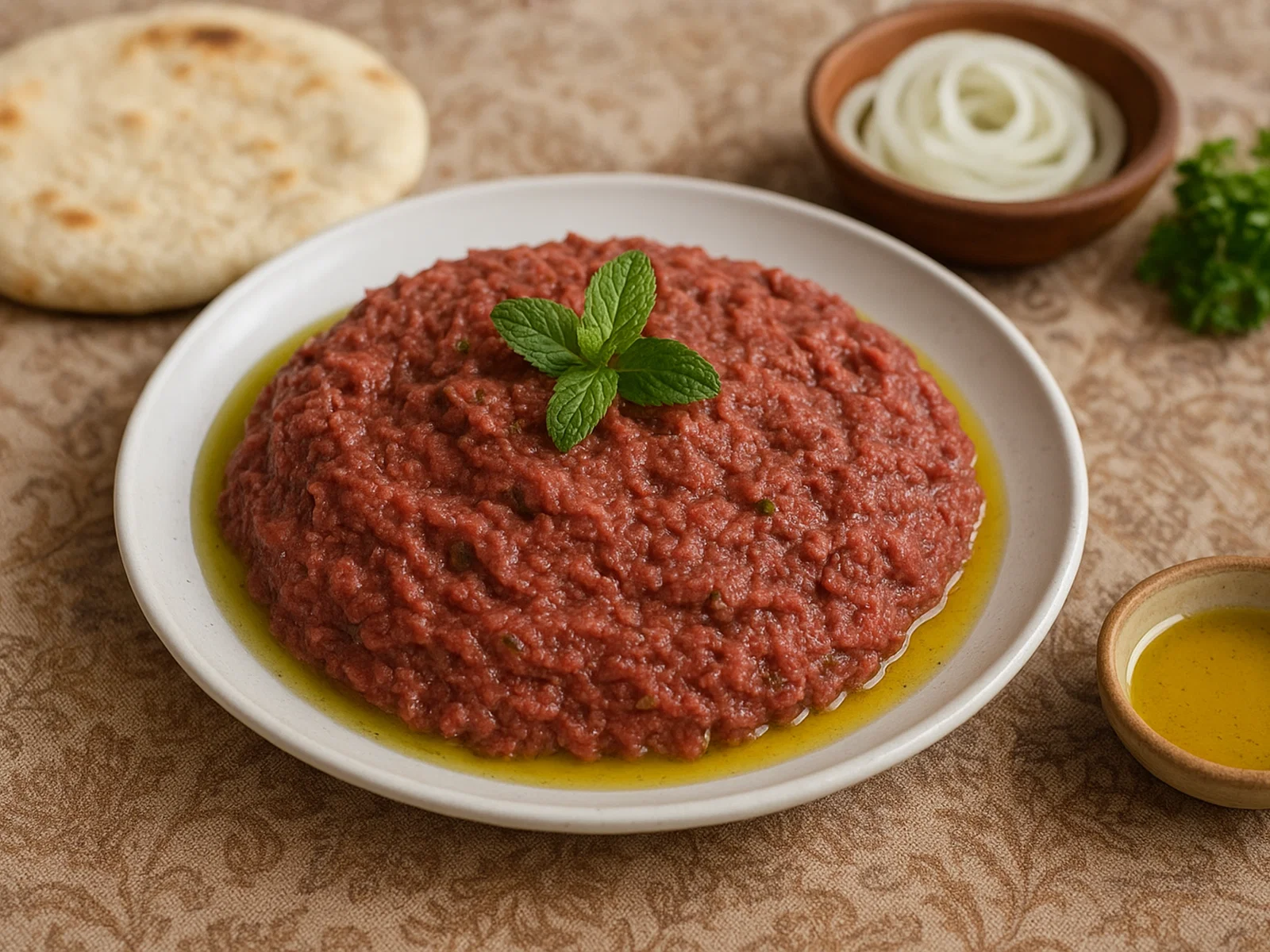 Kibbeh Nayeh – Libanesische Rohfleisch-Spezialität