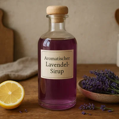 Aromatischer Lavendel-Sirup