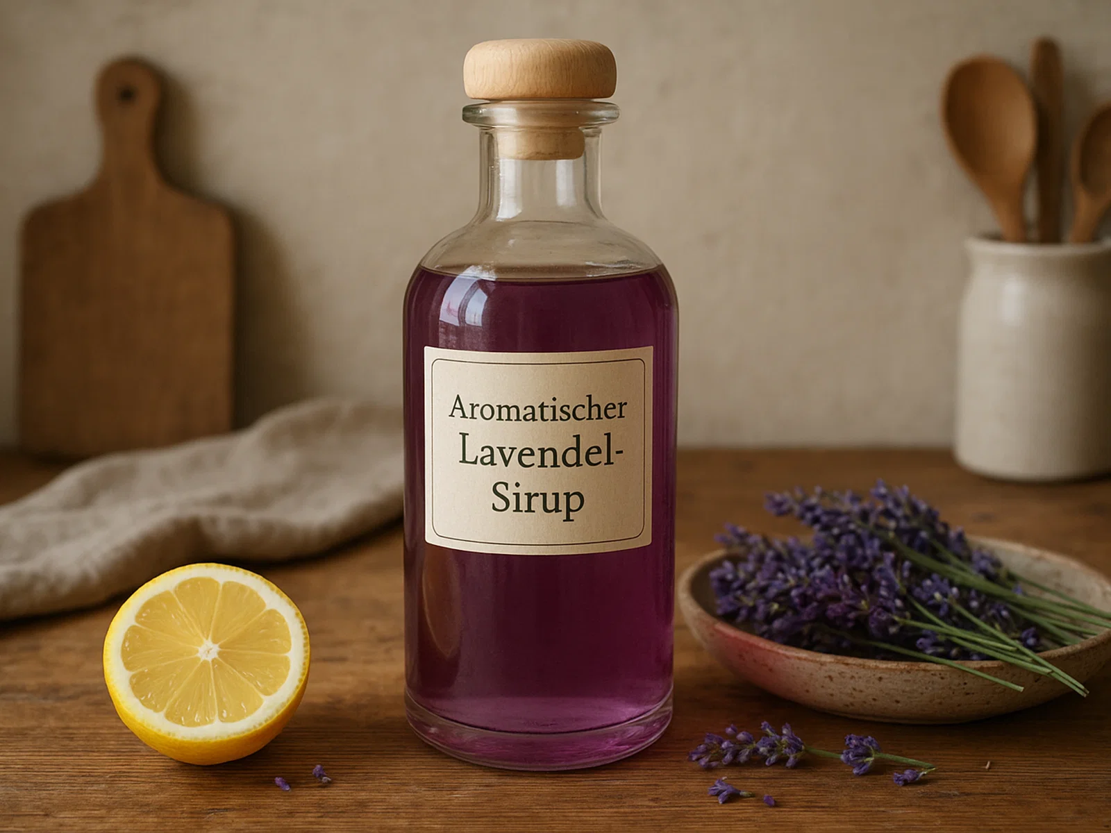 Aromatischer Lavendel-Sirup
