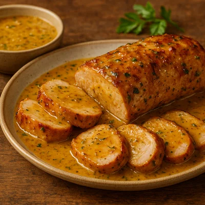 Honig-Senf-Schweinefilet aus dem Ofen