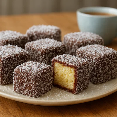 Australische Lamington-Würfel