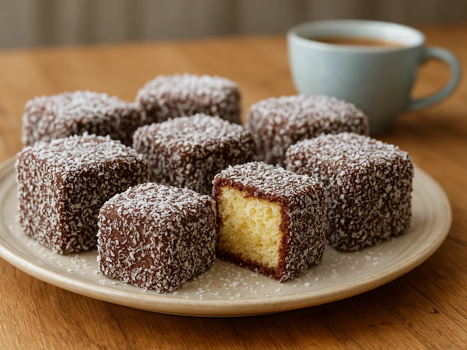 Australische Lamington-Würfel