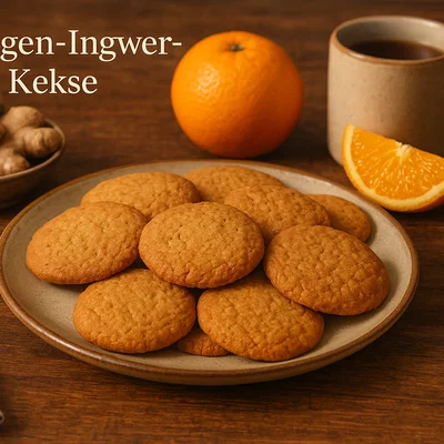 Orangen-Ingwer-Kekse