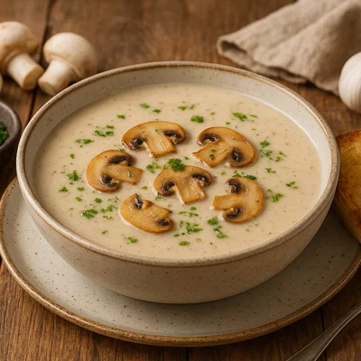 Cremige Champignoncremesuppe