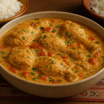 Akoho sy Voanio – Madagassisches Hühnchen in Kokosmilch