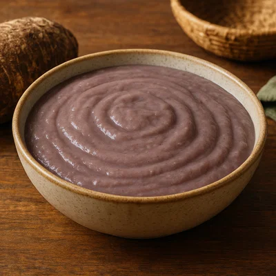 Traditionelles hawaiianisches Poi aus Taro