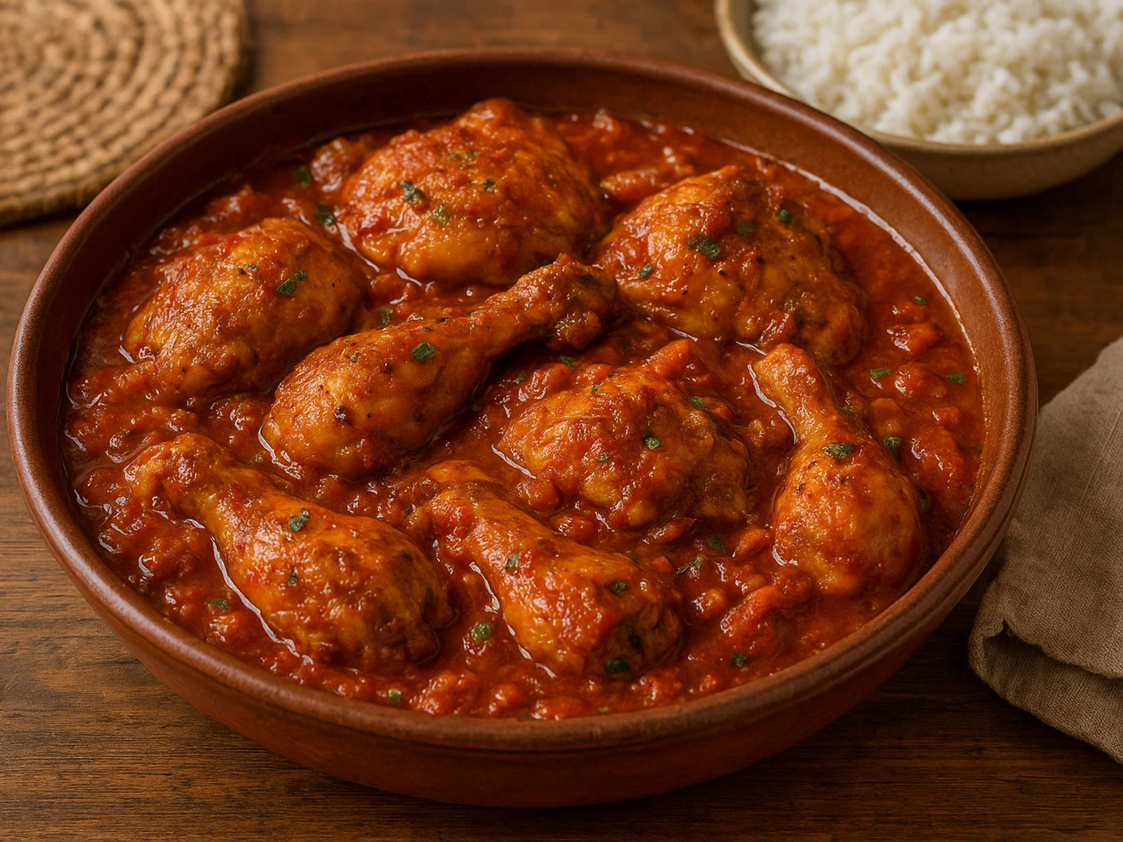 Sesotho Chicken – Geschmortes Hähnchen aus Lesotho