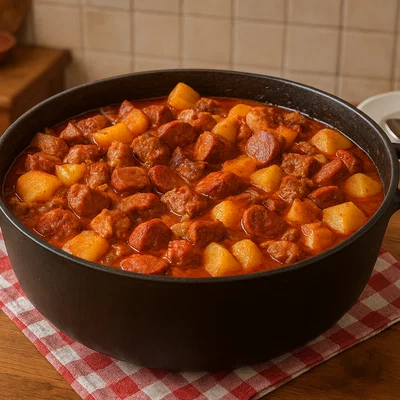 Kotlovina – Kroatischer Fleisch‑Kartoffel‑Kessel