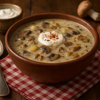 Zagorska juha – Cremige Pilzsuppe aus dem Zagorje