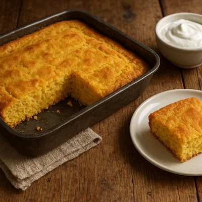 Zlevanka – rustikaler Maismehlkuchen aus dem Ofen