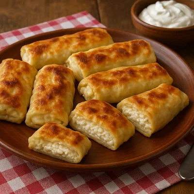 Zagorski štrukli sa sirom (Kroatische Quark-Rahm-Teigtaschen)