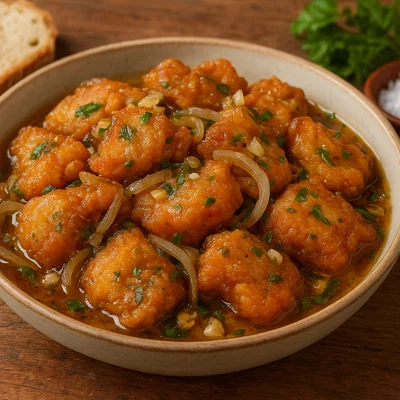 Marinierter frittierter Fisch in Essigmarinade (Marinada)