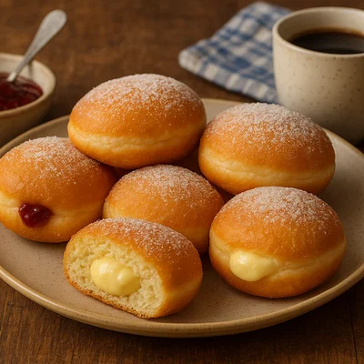 Krafne – gefüllte Hefekrapfen wie vom Balkan