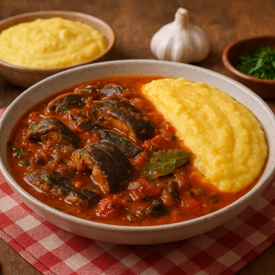 Brodet od jegulje (Aal-Eintopf aus dem Neretva-Delta)