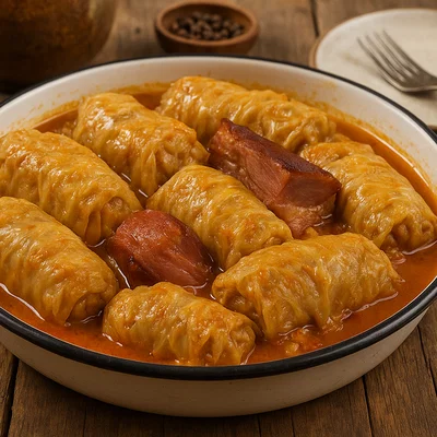 Sarma zagorska – Kroatische Kohlrouladen mit geräuchertem Fleisch