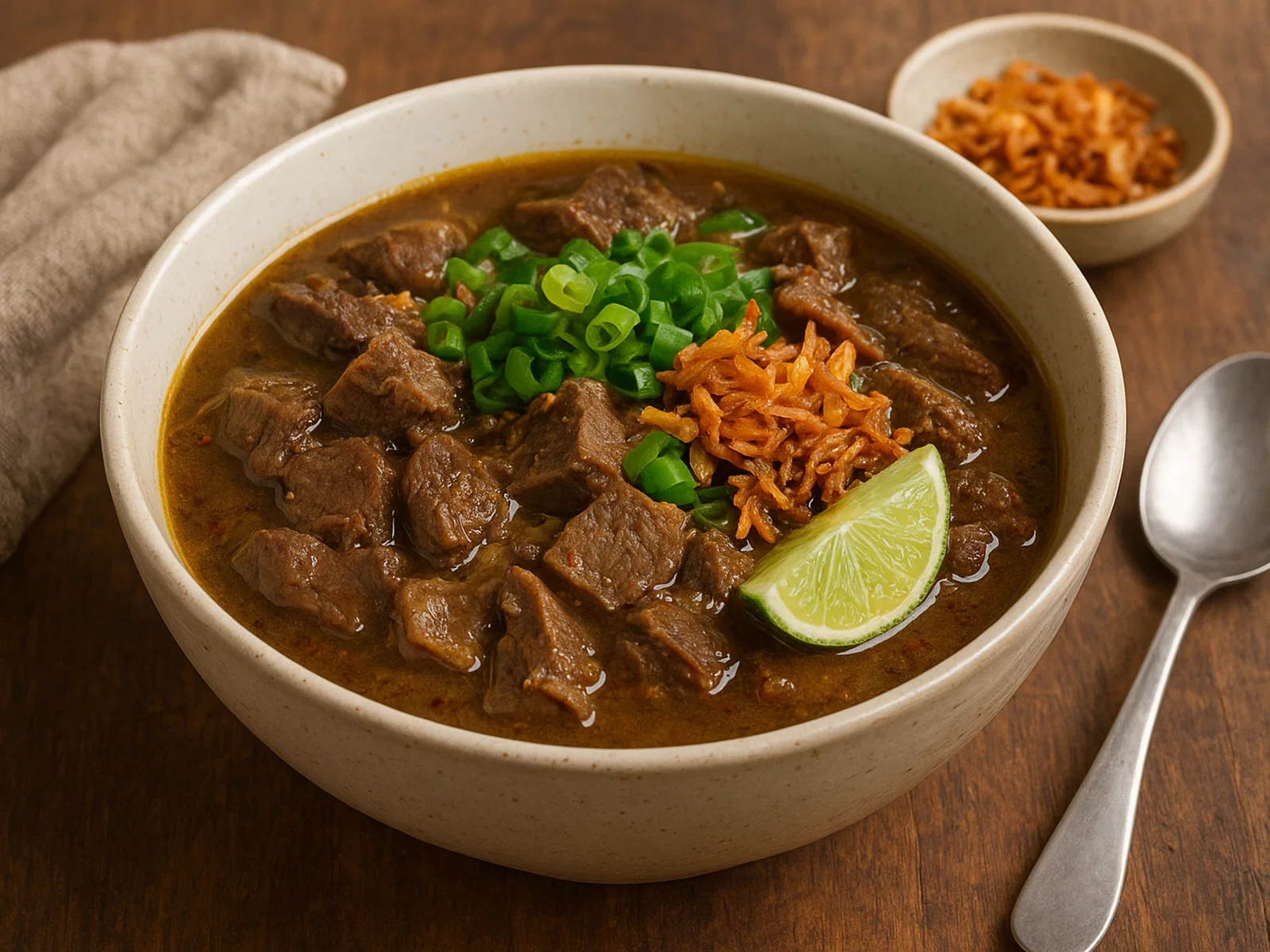 Coto Makassar – Reichhaltige Rinderinnereien-Suppe