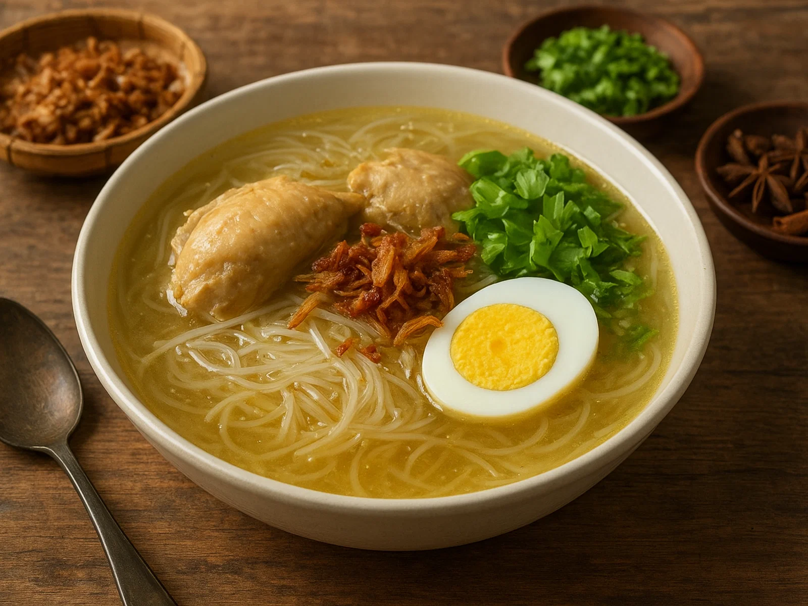 Soto Banjar – Aromatische Hühnersuppe aus Banjarmasin