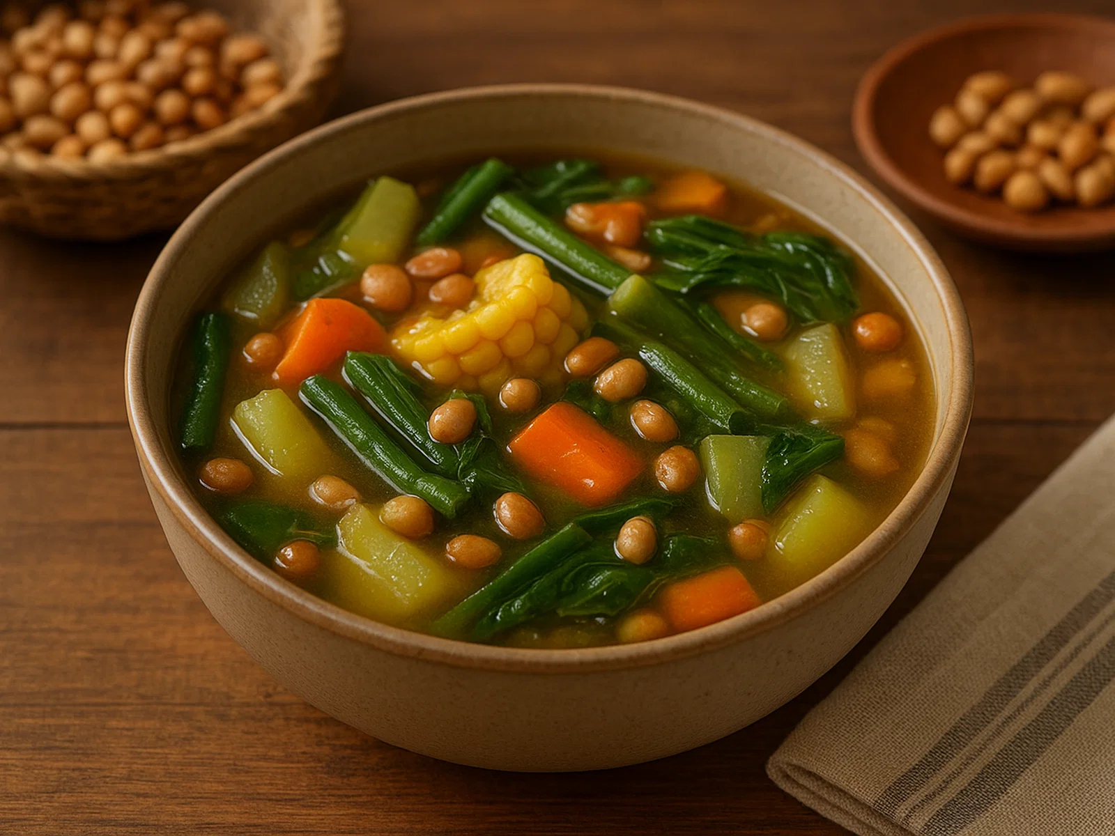 Sayur Asem – Indonesische Tamarinden-Gemüsesuppe