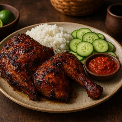 Ayam Bakar – Indonesisches mariniertes Grillhähnchen