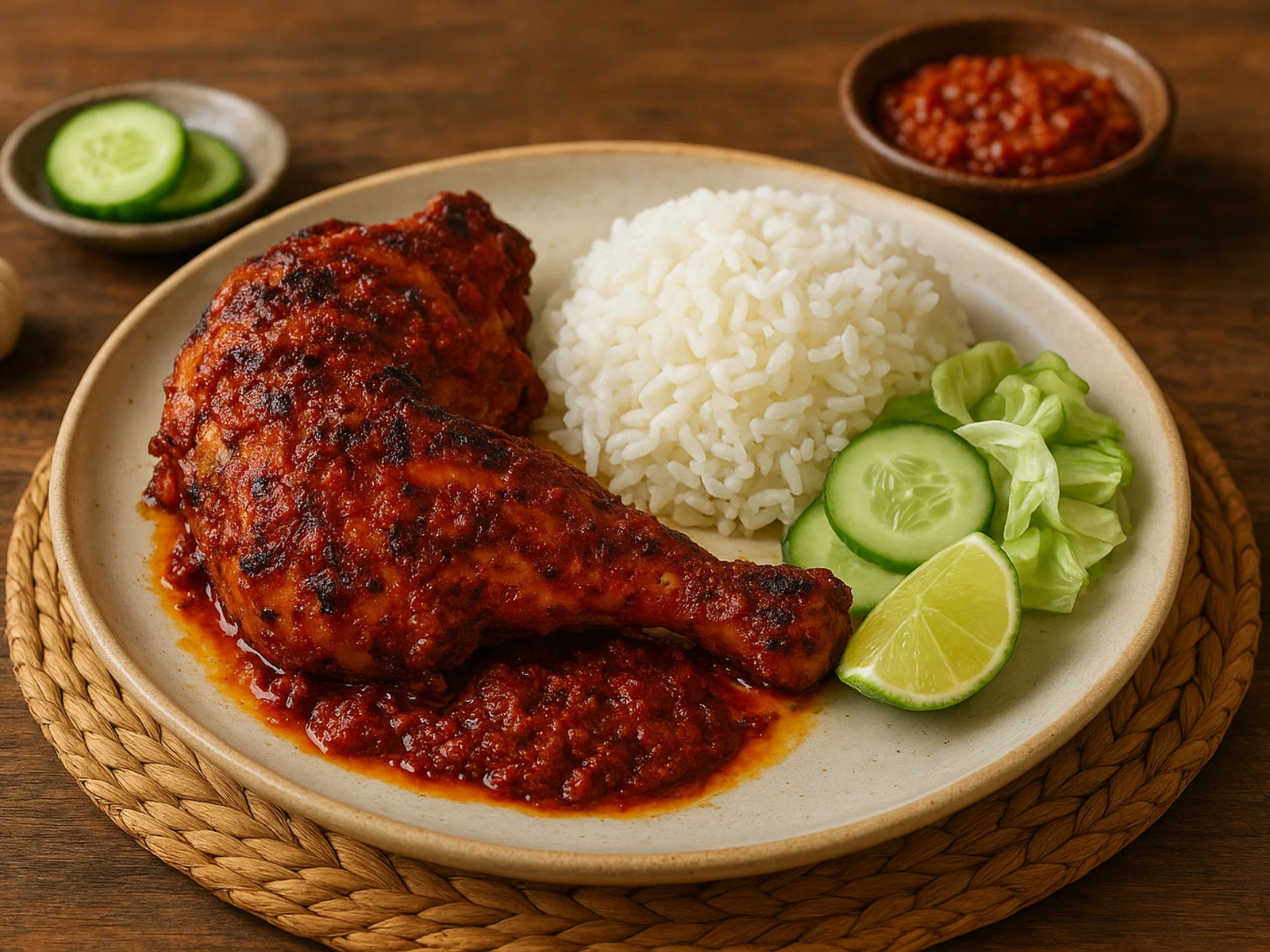 Ayam Taliwang – scharf gegrilltes Hähnchen von Lombok