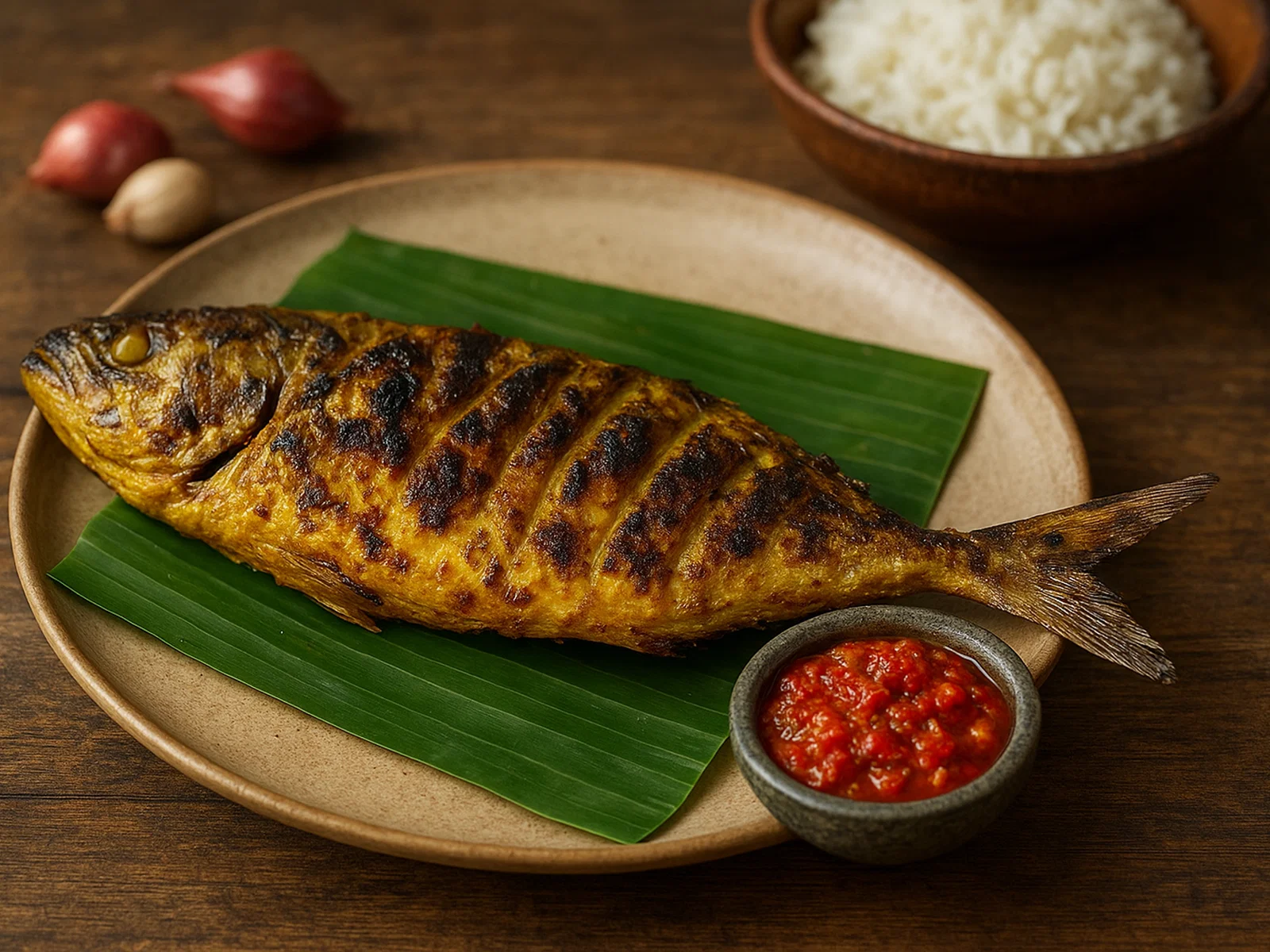 Ikan Bakar – Indonesischer Grillfisch mit Sambal