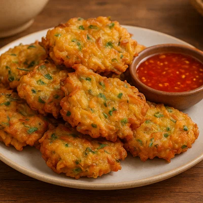 Bakwan – Indonesische frittierte Gemüsepuffer