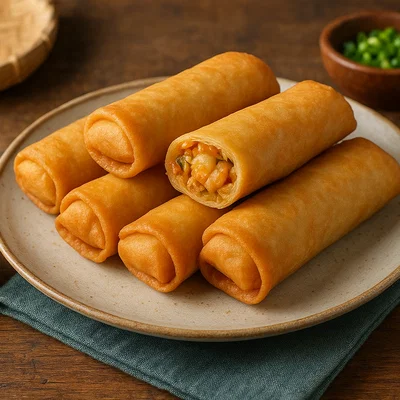 Lumpia Semarang – Frühlingsrollen mit Bambus und Garnele