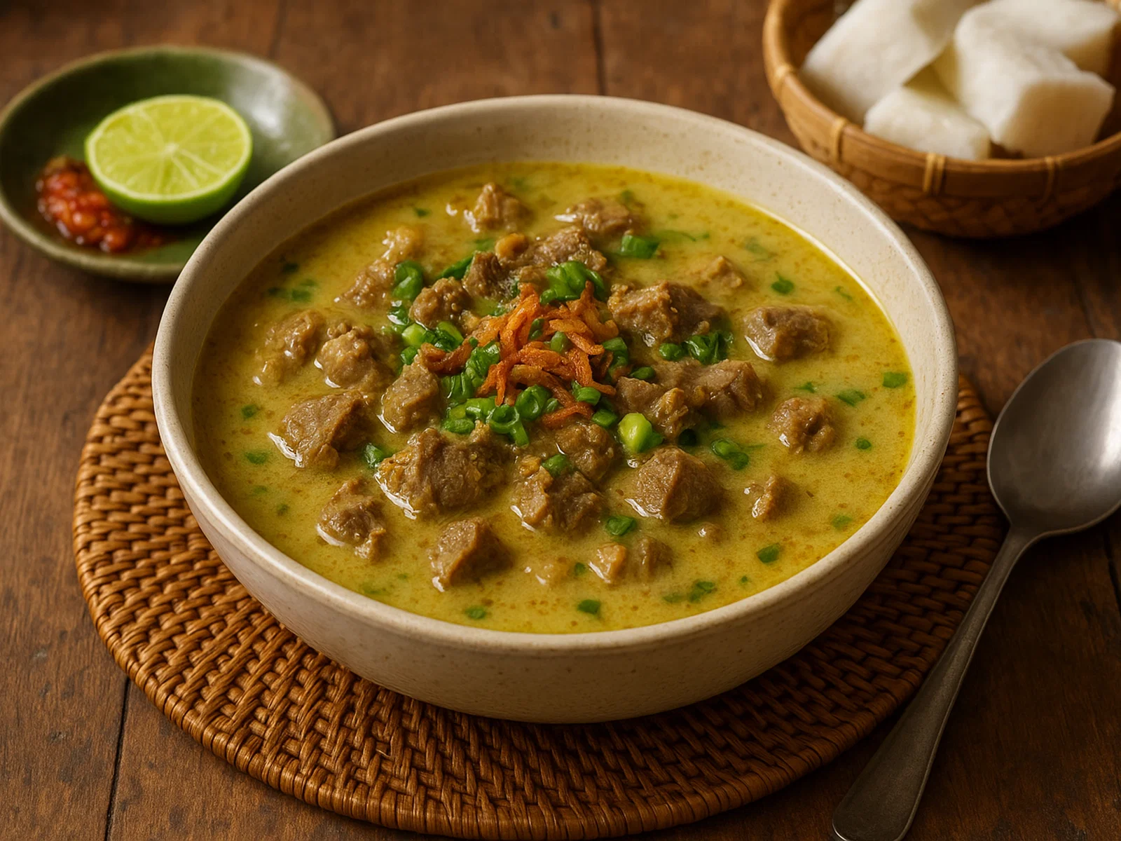 Empal Gentong – Rindfleischsuppe in Kokosbrühe aus Cirebon