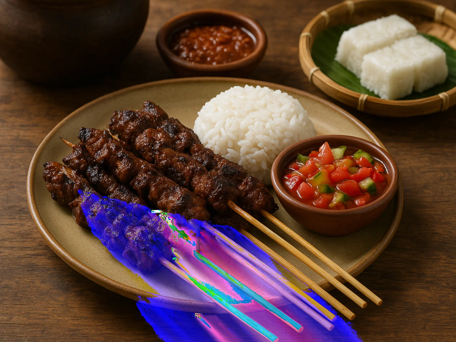Sate Maranggi – marinierte Rinderspieße aus Purwakarta