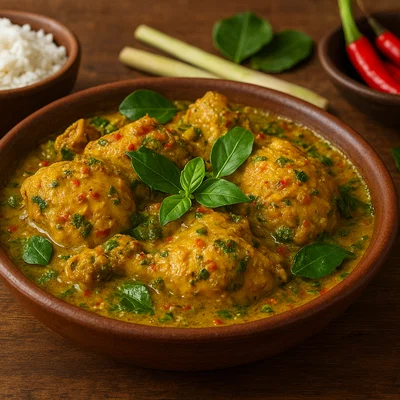 Ayam Woku – Indonesisches Huhn in scharfer Kräuter-Chili-Paste