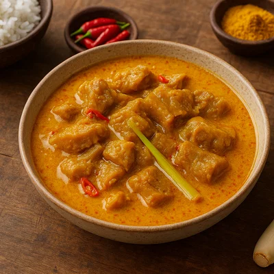 Gulai Tunjang – Indonesisches Curry aus Rindersehnen