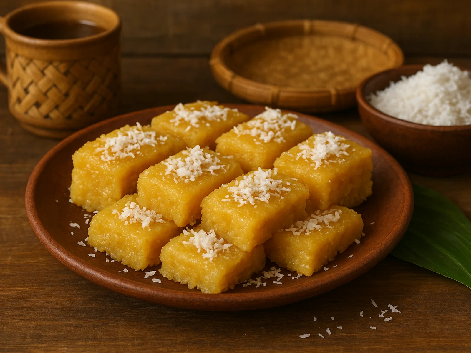 Getuk – Süßer indonesischer Maniokkuchen