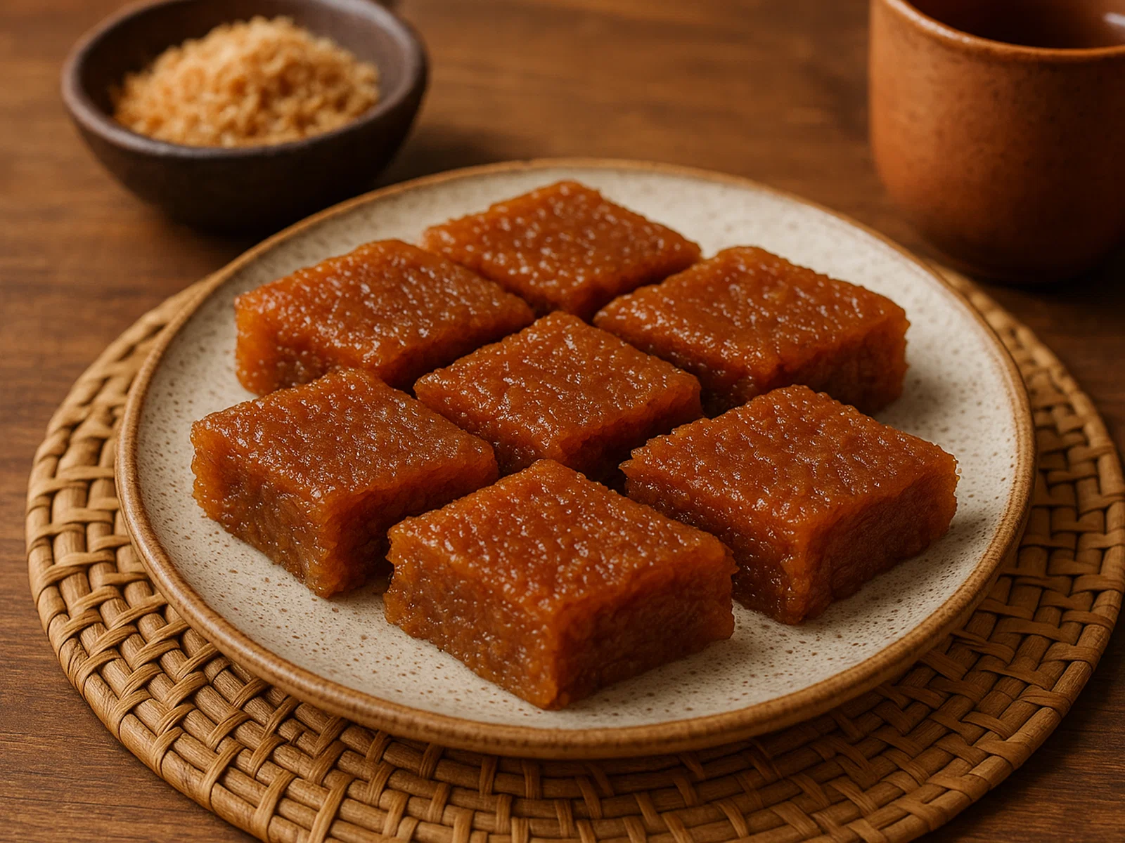 Wajik – Indonesischer Klebreiskuchen mit Palmzucker