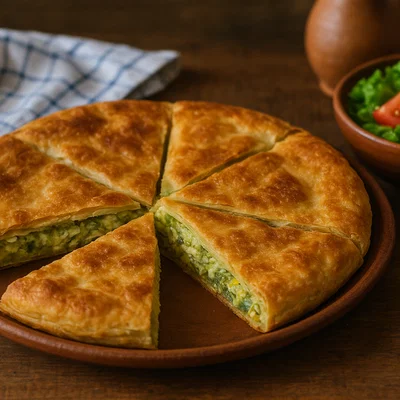 Lakror me presh – albanischer Lauch-Pie aus Korça