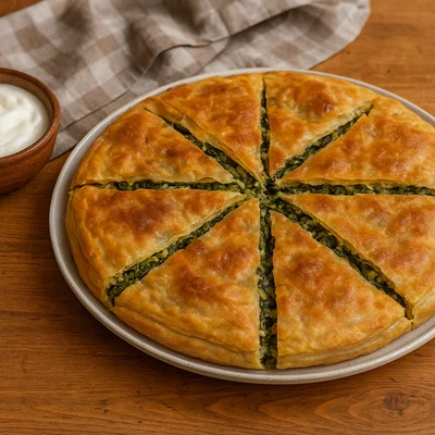 Lakror me Spinaq – Korça-Spinat-Pie