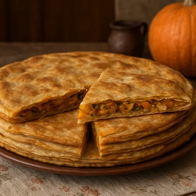 Lakror me Kungull – Korça-Pie mit Kürbis