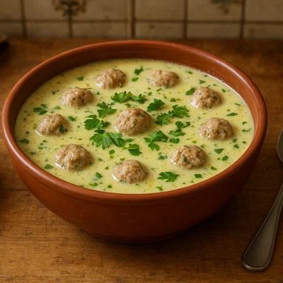Pasha Qofte – Frikadellensuppe aus Gjirokastër