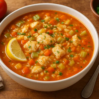 Supë peshku – Albanische Fischsuppe